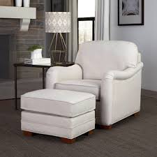 If you have a glider or rocking chair, you need a glider ottoman to go with it for a comfortable, gliding footrest. Home Design Plans White Chair With Ottoman