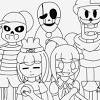 Asriel coloring pages undertale pictures print. 1