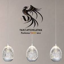 Tarzaydinlatma Tarz Modern Dekoratif Aydinlatma Johnlewis Droplet Led Kristal Drop Damla Cam Globe Glass Top Avize Sarkit Lam Avize Led Lamba