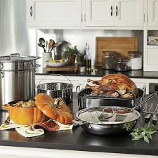 All Clad D3 Stainless 4 Qt Weeknight Pan With Lid Crate And Barrel Specialty Cookware Prep Kitchen Happy Kitchen