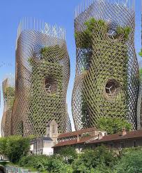 Green Architecture Now On Instagram Bamboo Nest Towers Paris Smart City 2050 Designed By Vincen Green Architecture Futuristic Architecture Eco Architecture