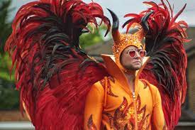 All costume halloween in stock movie new shoes rocketman. Did Elton John Really Wear That Rocketman Devil Suit