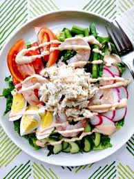 I Ve Made This Dressing Twice Already And I M In Love With It I M Too Broke To Use Crab So I Only Have The Shrimp Crab Louie Salad Crab Louie Seafood