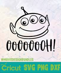 Toy Story Alien Disney Logo Svg Png Dxf Movie Design Bundles
