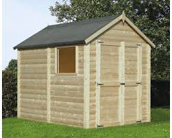 Gartenhaus Konsta Blockhaus Mit Fussboden 181 X 239 Cm Natur Bei Hornbach Kaufen Gartenhaus Haus Blockhaus