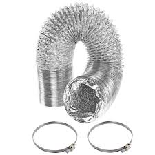 Once the vent has been fitted, install the pipe from the back of the tumble dryer. Spares2go Universal 5m Extra Long Aluminium Flexible Tumble Dryer Vent Hose Exhaust Pipe 4 100mm 2 X Screw Clips Buy Online In Bahamas At Bahamas Desertcart Com Productid 50947659