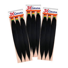 Xpression pre stretched braiding hair wholesale. Amazon Com Realistic Multi Pack Deals Pre Stretched X Pression 3x Ghana Braids Unfolded 40 100 Kanekalon Easy To Braid Knotless Feed In Braid Itch Free 3 Pack 1 E613xg4 13 Beauty Personal Care