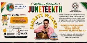 Jarrett Walser Trio in Millburn NJ & BAMS Juneteenth Community Day