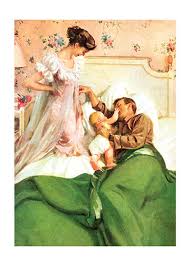 Mom Dad Baby Baby Art Prints