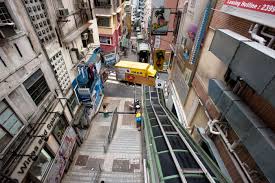 Midlevels Escalator — Qamera