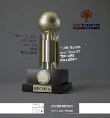 Recopa Sudamericana Trophy 3d Model By Bhatem 3docean In 2020 3d Model Trophy Trophy Design
