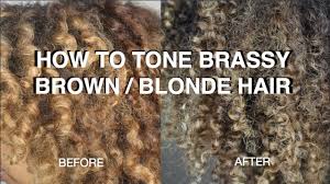 Abd it's very likely that you will get a result that won't work do well. How To Tone Brassy Dark Hair And Any Shade Of Blonde Hair Youtube