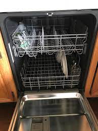 Hi robyn, the tub is plastic and this dishwasher is not fingerprint resistant. Whirlpool Dishwasher Inside