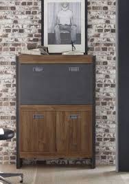Sekretar Felix Ii In Stirling Oak Nachbildung Applikationen Matera Der Lieben Ordnung Willen Holzschrank Wohnzimmer Und Industrial Mobel