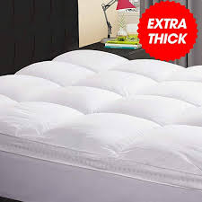 Amazon Com Karrism Extra Thick Mattress Topper Queen Cooling Mattress Pad Cover Topper 400tc Thick Mattress Topper Cooling Mattress Pad Mattress Pad Cover