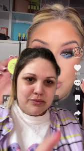 Trying out @Becky Morgan 🐧 lower lash line eye look using @madebymitchell  gel glaze #gelglaze #mbmgelglaze #beckymorgan #fyp #makeup #makeuplook  #popofcolour #lashline #tutorial #fypシ゚viral