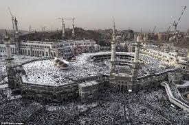 Muslims Gather Around Holy Kaaba For The Start Of The Hajj Pilgrimage Mecca Mosque Grand Mosque Hajj Pilgrimage