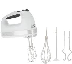 Check spelling or type a new query. Kitchenaid 9 Speed Digital Hand Mixer W Wire Whisk Blender Rod Qvc Com