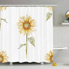 Shop with afterpay on eligible items. Sunflower Shower Curtain In Yellow Green Bed Bath Beyond