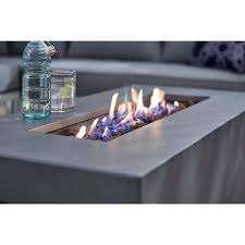 Enjoy a bite to eat outdoors with your loved ones beside a blazing flame. Hampton Bay 42 In X 20 In Rectangular Steel Fire Pit Concrete With Decorative Concrete Gfhd42 The Home Depot Propane Fire Pit Table Diy Propane Fire Pit Steel Fire Pit