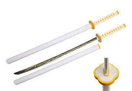 Zenitsu agatsuma (我 (あが) 妻 (つま) 善 (ぜん) 逸 (いつ) agatsuma zen'itsu?) is one of the main protagonists of demon slayer: Buy Blazing S 41 Fantasy Foam Samurai Sword Demon Zenitsu Agatsuma Slayer Online At Low Prices In India Amazon In