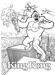 You can now print this beautiful king kong vs godzilla 1962 movie coloring page or color online for free. King Kong Supervillains Printable Coloring Pages