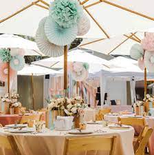 Find out who organises it, when and where to have it, who to invite, and get ideas for themes, presents, games and food. A Sweet Mint Blush Baby Shower For Baby Hadley Martha Stewart