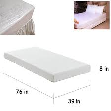 Gives parents with young children the opportunity to provide a mattress that suits their needs and is not too big. Twin Size Bed Mattress Cover Plastic White Waterproof Fitted Protector Mite Dust Walmart Com Walmart Com