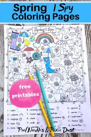 Color pictures, email pictures, and more with these spy gadgets coloring pages. Free Spring I Spy Coloring Pages Homeschool Printables For Free
