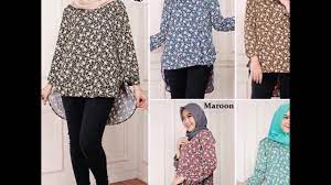 Jadi bisa kamu sesuaikan dengan gayamu. Baju Atasan Wanita Corak Bunga Youtube