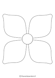 81 Sagome Di Fiori Da Colorare E Ritagliare Per Bambini Fiori Di Carta Tutorial Per Disegnare Fiori Sagome