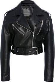 Waxy Leather Biker Jacket By Proenza Schouler Moda Operandi Black Leather Jacket Outfit Leather Jacket Leather Jacket Men
