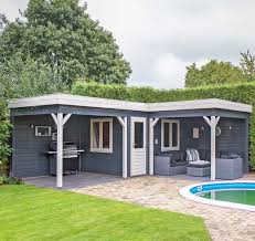 The Lugarde Karter Is The Perfect Modern Space To Relax Entertain And Enjoy Your Garden Incorporating A Summer Summer House Garden Summer House Garden Cabins