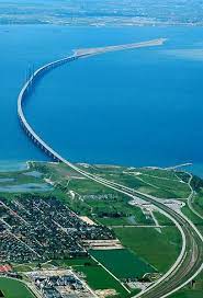 The construction of the øresund bridge began in 1995. Oresund Bridge Connecting Sweden And Denmark Part Of It Is Underwater Denmark Travel Places To Travel Oresund Bridge