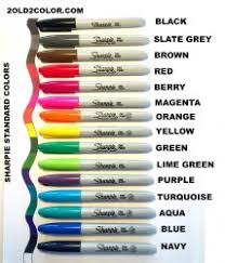 Sharpie Colors