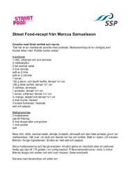 Add the couscous and cook until tender, 5 to 7 minutes. Street Food Recept Marcus Samuelsson Cision