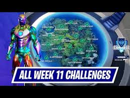 These will go live in the game on november 19, so you can get a good look at what you will be doing below. All Week 11 Xp Xtravaganza Challenges Guide In Fortnite Season 4 How To Complete Week 11 Challenge