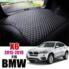 Leather Car Trunk Mat For Bmw X6 F16 2015 2019 Cargo Liners X6 Liner Pad Bmw F16 Trunk Boot Mat Carpet Tail Cargo Pad 2018 2017 Mega Promo 9304 Cicig