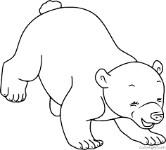 Color these free, fun and easy bears coloring pages.will you chose cute bear cub ? Polar Bear Coloring Pages Coloringall