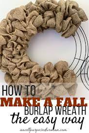 How To Make A Fall Burlap Wreath The Easy Way Fall Burlap Wreath Burlap Wreath Diy Making Burlap Wreaths