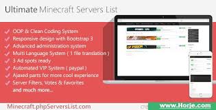 16 rows · find the best minecraft servers with our multiplayer server list. Minecraft Servers List Php Script Download Nulled Horje