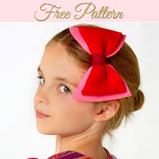 {download free printable template here}. Diy Felt Bow With Free Printable Pattern Treasurie