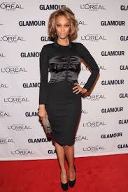 The Tyra Banks Look Book In 2020 Little Black Dress Glamour Fashion