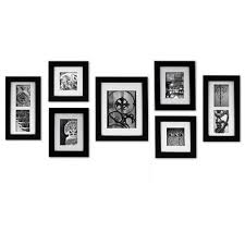 Morell Blackstone 7 Piece Gallery Snapshot Picture Frame Set Wall Frame Set Frames On Wall Picture Frame Gallery