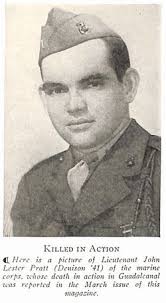 1LT John Lester Pratt (1920-1943)