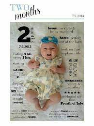 If yours is not there yet, don't worry. 2 Month Baby Book Ideas Recuerdos Del Bebe The Babys Fotos Mensuales De Bebe