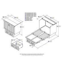 Atlantic furniture nantucket murphy cabinet bed chest. Atlantic Furniture Nantucket Murphy Bed Twin White Chest With Charging Station And Coolsoft Mattress Ac592142 The Home Depot