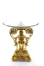 Three Star Crystal Decoration End Table Crystal Decor End Tables Side Table