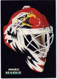 92 93 Pinnacle Ed Belfour Goalie Mask Goalie Hockey