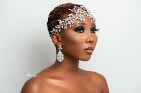 If you're looking for a new short hairstyle or would like to cut your long hair, have a look at these classy short hairstyles that will offer you inspiration in finding your perfect short hairdo. Short Hair Brides This Smokey Bridal Beauty Is For You Bellanaija Weddings